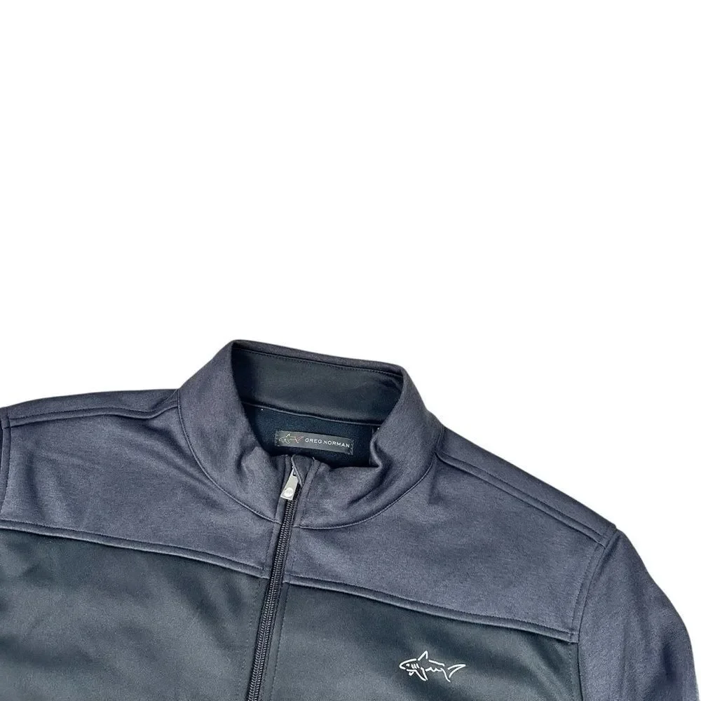 Greg Norman Collection Men's Full-Zip Fleece Lined Tech Jacket Size XL Black